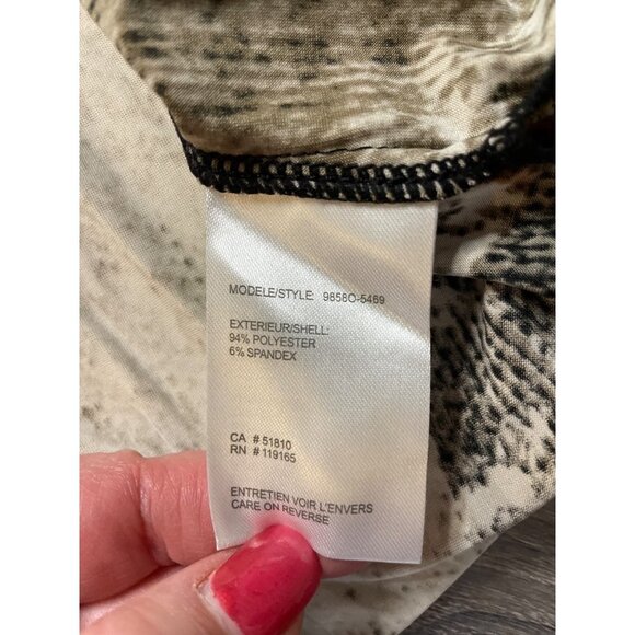 Tribal Geometric Artsy Design Pullover Sheath Tunic Dress Sz L - Picture 6 of 10